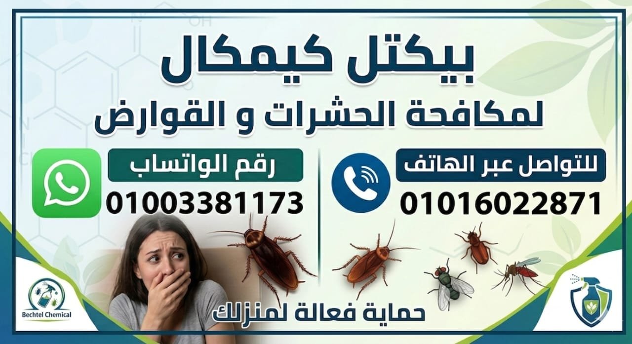 ابادة الصراصير في منازل الأزبكية